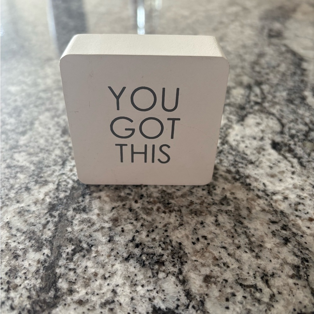 Motivational Desk Block